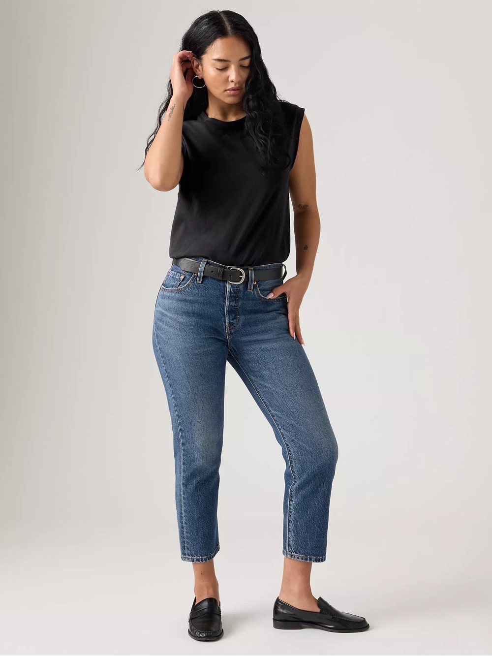 NWT Levi’s 501 Original Fit Cropped Lightweight Women's Jeans Size 26 x 28